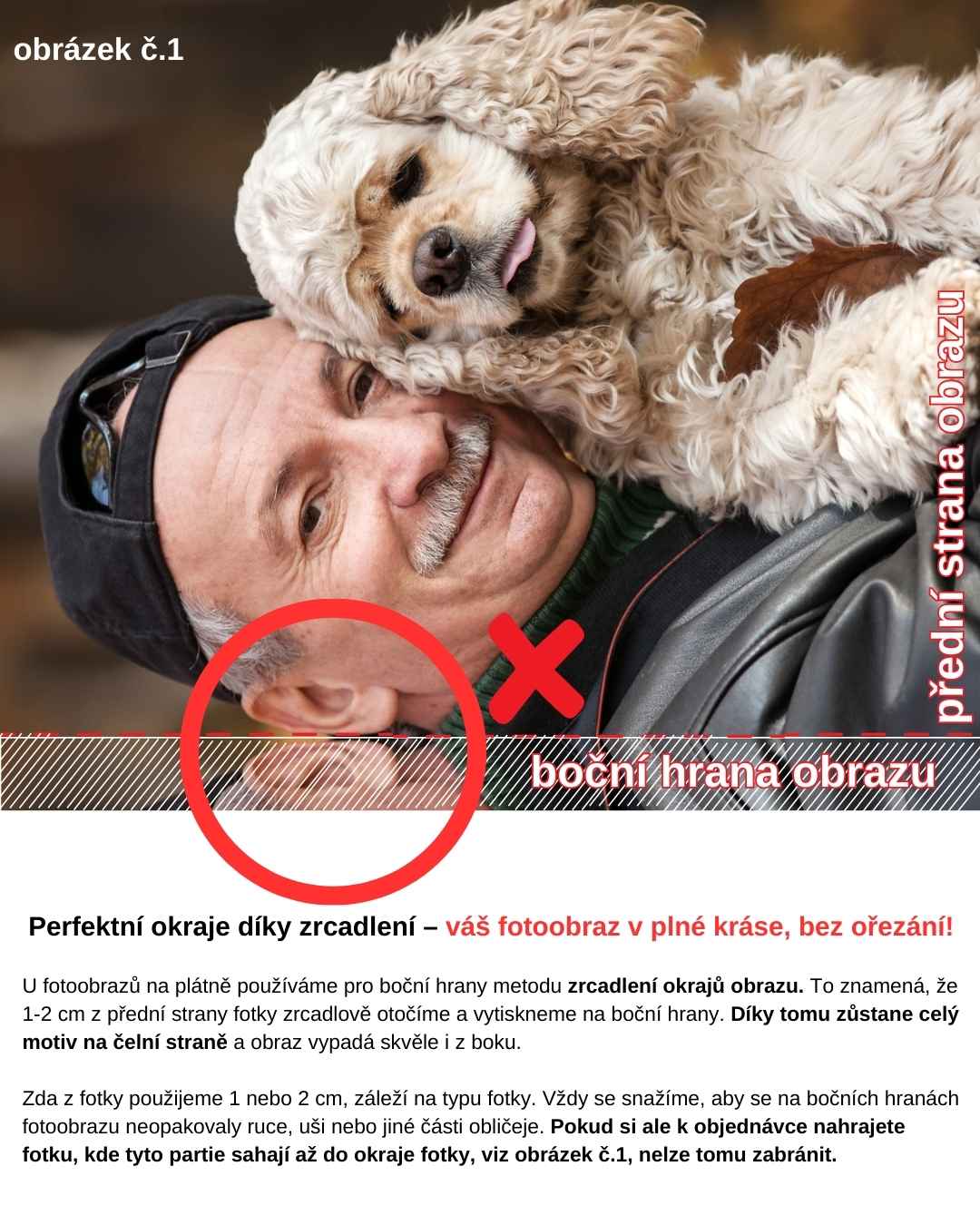 boční hrana obrazu